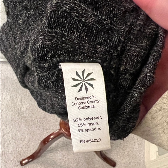 ****LIKE NEW*** ATHLETA‎ Rendezvous Sweater Dress, NWOT, Medium, Charcoal Grey - Picture 6 of 8